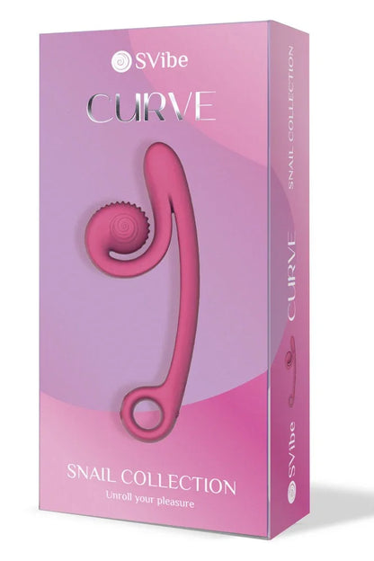 Snail Vibe curved for extra G-spot stimulation By Snail Vibe - Happytoys Sexshop: Toys for Feeling Happy & Easy 😊 - Discreet geleverd