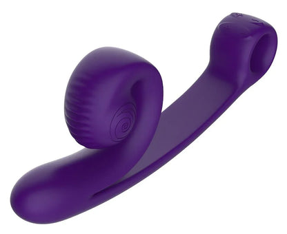 Snail Vibe Curve Innovative Snail Vibe Curve dual vibrator - Happytoys Sexshop: Toys for Feeling Happy & Easy 😊 - Discreet geleverd
