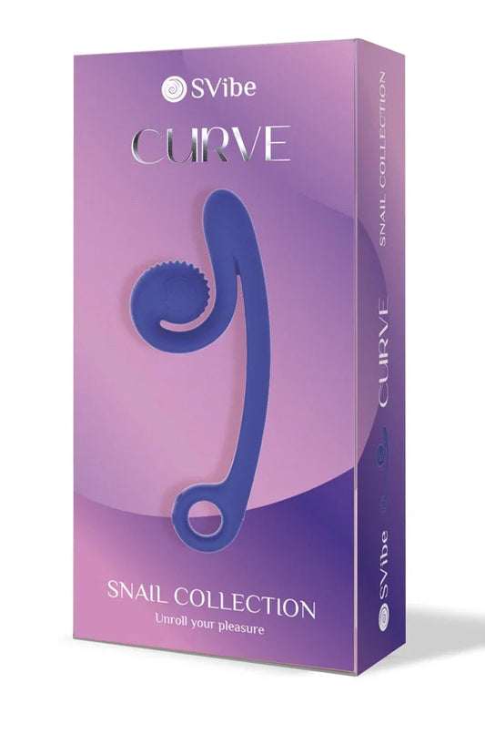 Snail Vibe Curve Innovative Snail Vibe Curve dual vibrator - Happytoys Sexshop: Toys for Feeling Happy & Easy 😊 - Discreet geleverd