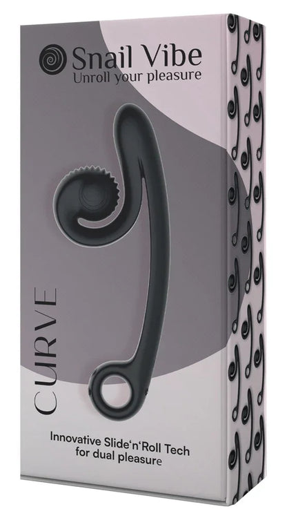 Snail Vibe Innovative Snail Vibe Curve dual vibrator - Happytoys Sexshop: Toys for Feeling Happy & Easy 😊 - Discreet geleverd