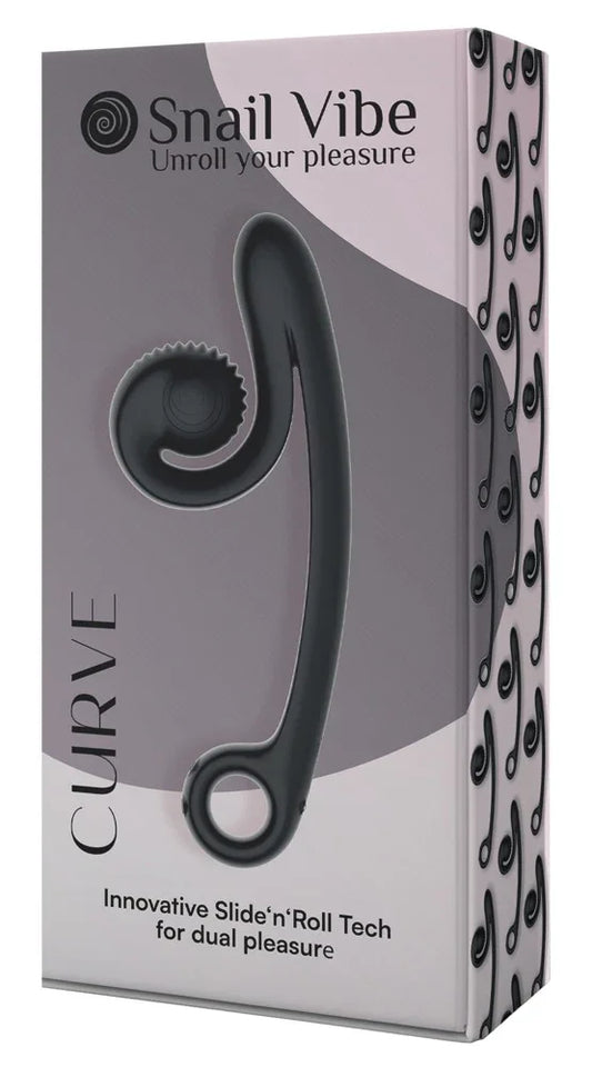 Snail Vibe Innovative Snail Vibe Curve dual vibrator - Happytoys Sexshop: Toys for Feeling Happy & Easy 😊 - Discreet geleverd