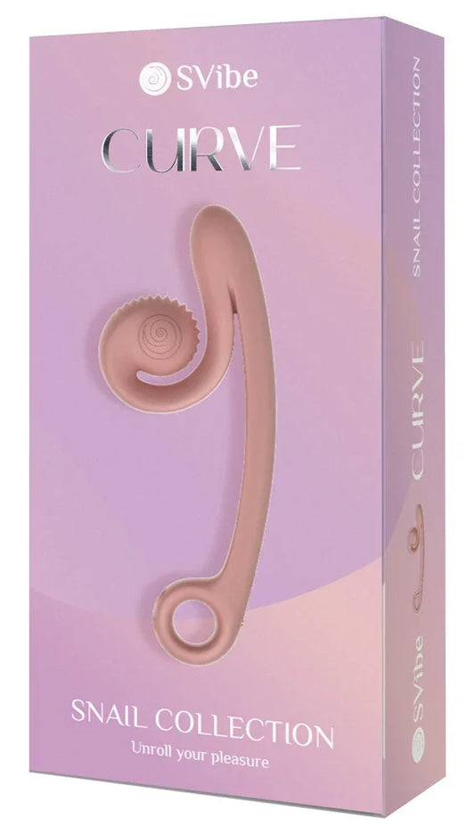Snail Vibe Curve dual vibrator - Happytoys Sexshop: Toys for Feeling Happy & Easy 😊 - Discreet geleverd
