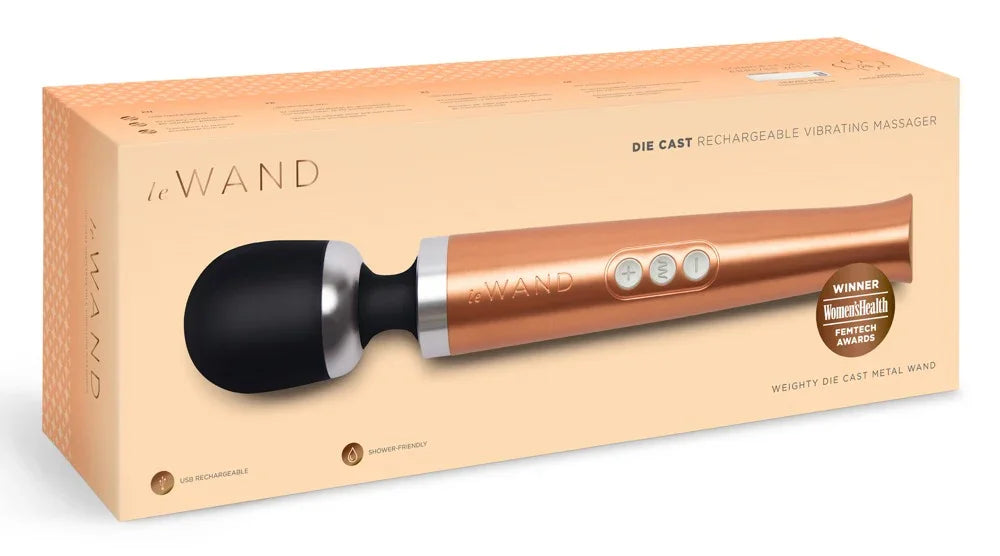 Die Cast Rechargeable Massager by LeWand - Happytoys Sexshop: Toys for Feeling Happy & Easy 😊 - Discreet geleverd
