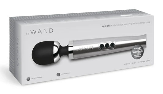 Die Cast RechargeableMassager by LeWand - Happytoys Sexshop: Toys for Feeling Happy & Easy 😊 - Discreet geleverd