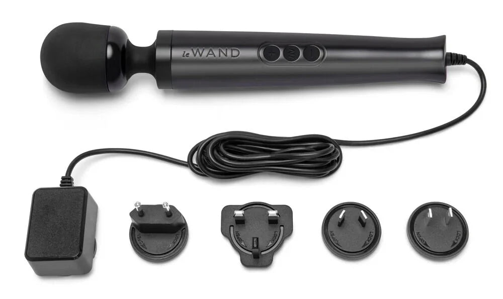 Diecast Plug-In massager by LeWand - Happytoys Sexshop: Toys for Feeling Happy & Easy 😊 - Discreet geleverd