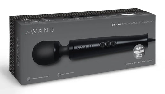 Diecast Plug-In massager by LeWand - Happytoys Sexshop: Toys for Feeling Happy & Easy 😊 - Discreet geleverd