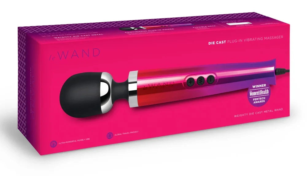 Diecast Plug-In Masager by LeWand - Happytoys Sexshop: Toys for Feeling Happy & Easy 😊 - Discreet geleverd