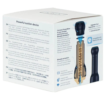 PowerBlow masturbator stroker by Kiiro - Happytoys Sexshop: Toys for Feeling Happy & Easy 😊 - Discreet geleverd