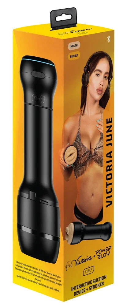 PowerBlow + FeelVictoria Mouth Combo by Kiiro - Happytoys Sexshop: Toys for Feeling Happy & Easy 😊 - Discreet geleverd