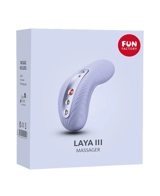Laya III lay on vibrator by Fun Factory - Happytoys Sexshop: Toys for Feeling Happy & Easy 😊 - Discreet geleverd