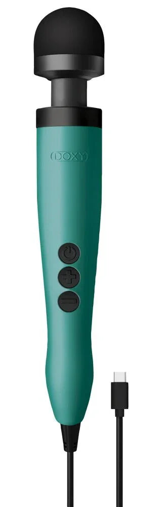 3 USB-C Massager vibrator by Doxy Green - Happytoys Sexshop: Toys for Feeling Happy & Easy 😊 - Discreet geleverd