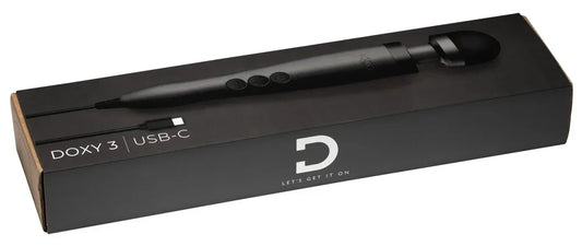 3 USB-C Massager vibrator by Doxy - Happytoys Sexshop: Toys for Feeling Happy & Easy 😊 - Discreet geleverd