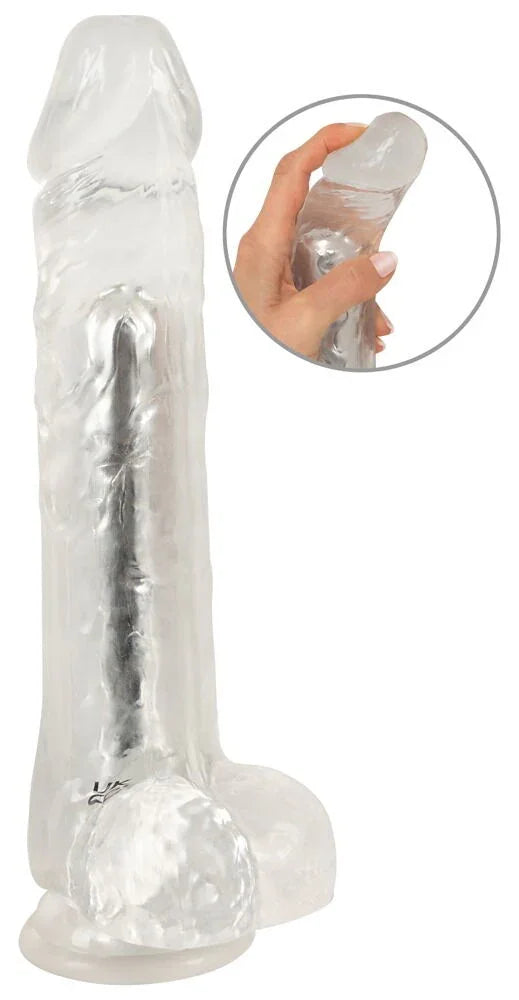Vibrator with a Suction Cup by Crystal Clear - Happytoys Sexshop: Toys for Feeling Happy & Easy 😊 - Discreet geleverd
