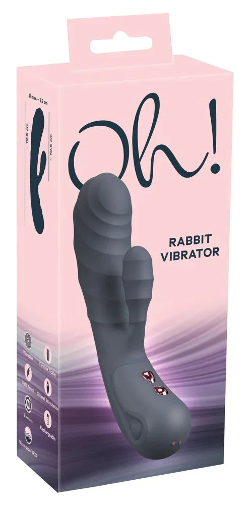 Oh! Rabbit Vibrator by You2Toys - Happytoys Sexshop: Toys for Feeling Happy & Easy 😊 - Discreet geleverd