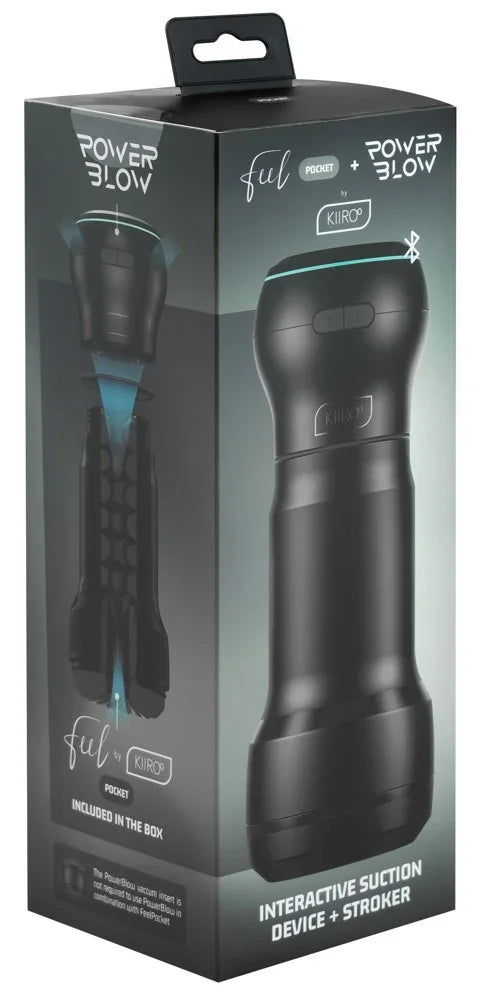 PowerBlow + Feel Pocket Stroker Combo by Kiiro - Happytoys Sexshop: Toys for Feeling Happy & Easy 😊 - Discreet geleverd