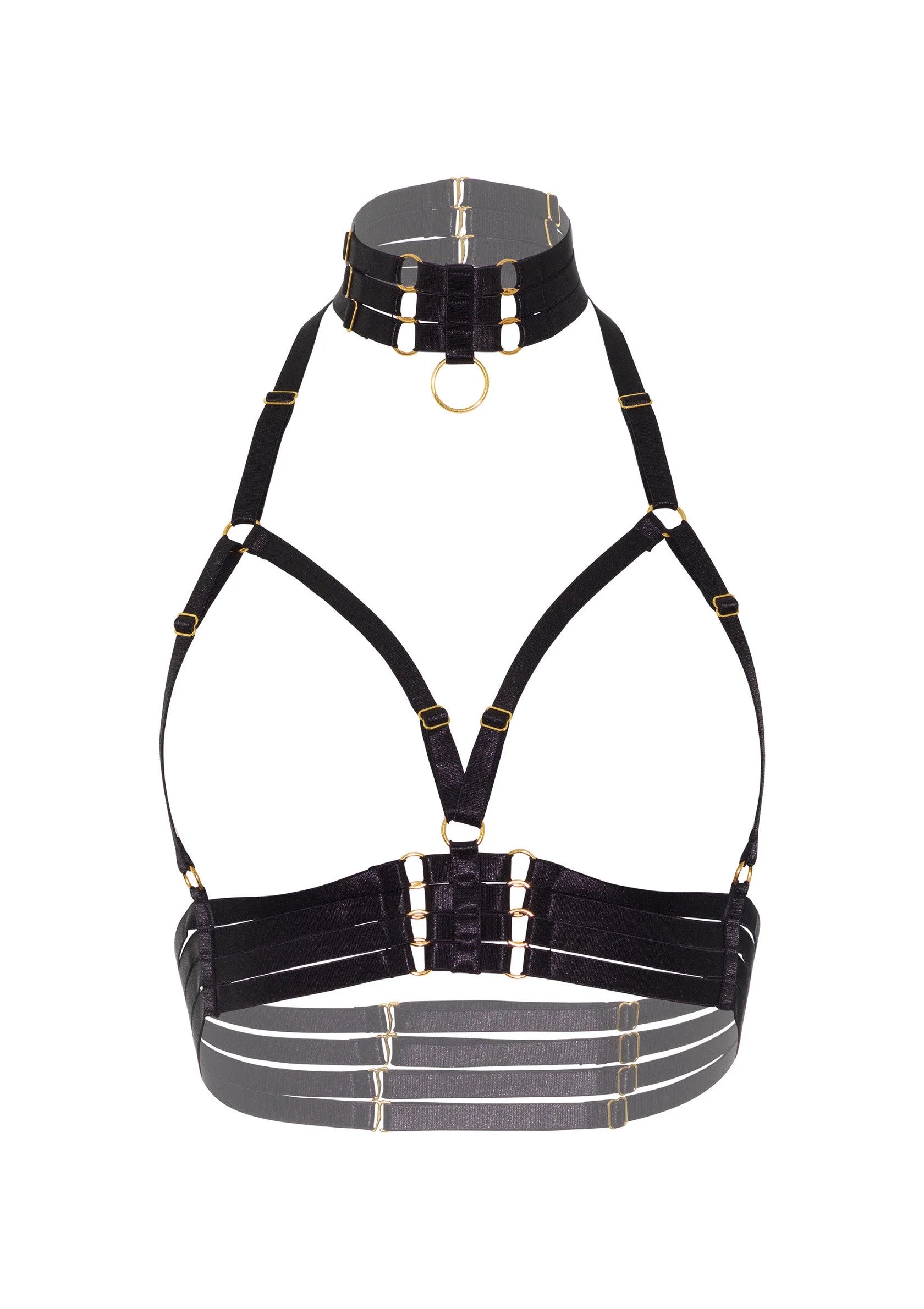 Beste vandaag nog: Open Cup Bra Plus O - Ring Collar by Kinky Diva - bij Happytoys Sexshop: Toys for Feeling Happy & Easy 😊