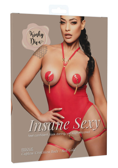 Risque Cupless & Crotchless Body by Kinky Diva