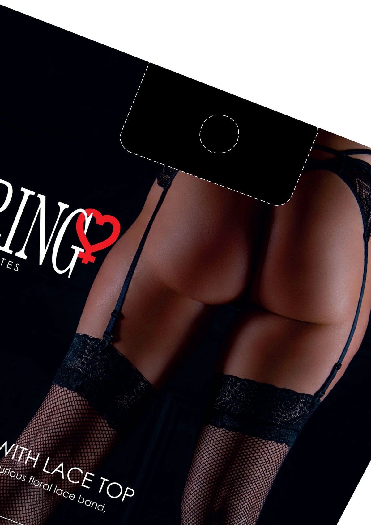 Bestel: Net Stockings with Lace Top - bij Happytoys: de erotische sex webshop | liever Happy dan Easy ⭐⭐⭐⭐⭐