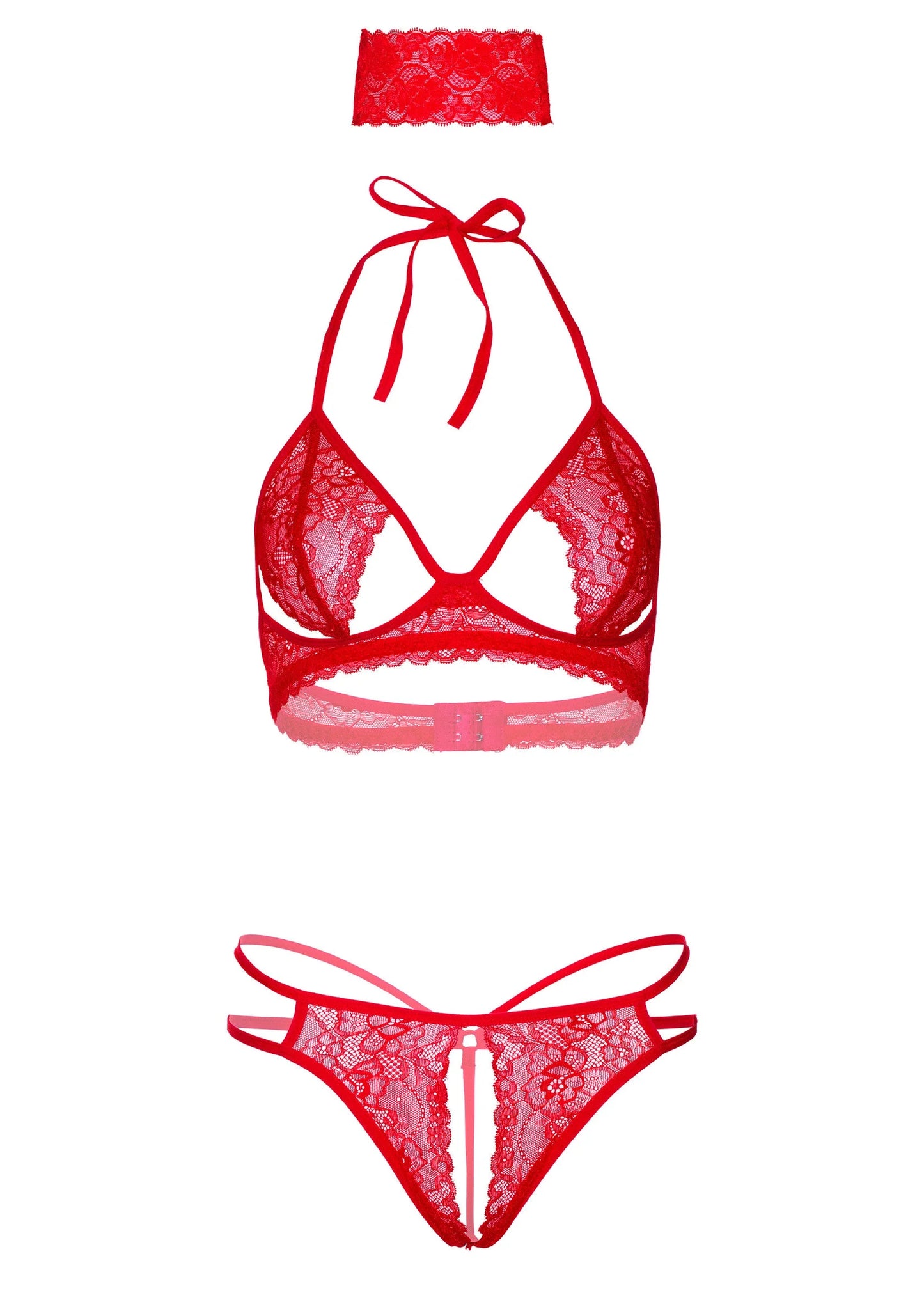 Beste vandaag nog: 3PC Bra, Panty and Blindfold by Daring Intimates - bij Happytoys Sexshop: Toys for Feeling Happy & Easy 😊