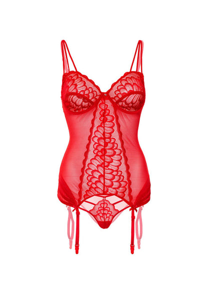 Lace Cami Corset with string by Daring Intimates Day & Night
