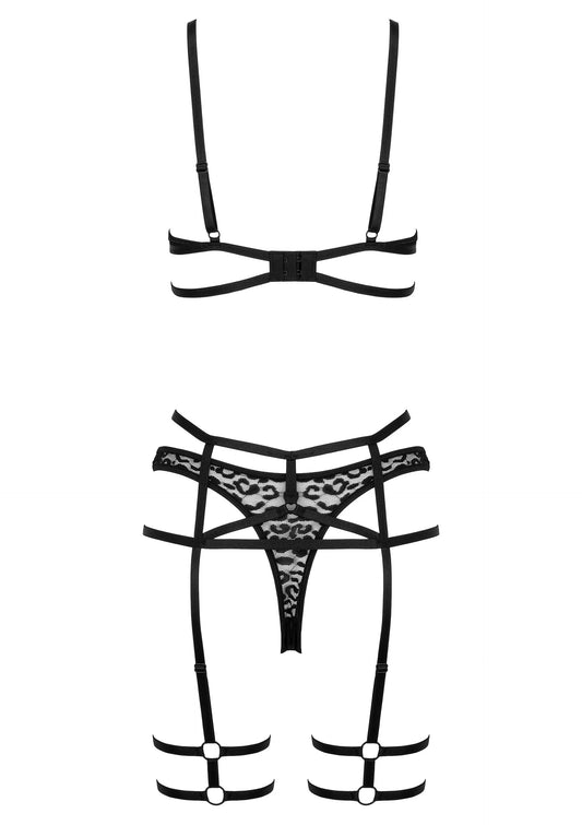 Bestel: 3 Pcs Set THP106 - bij Happytoys: de erotische sex webshop | liever Happy dan Easy ⭐⭐⭐⭐⭐ - Default Title - 79898 - BLACK - L/XL