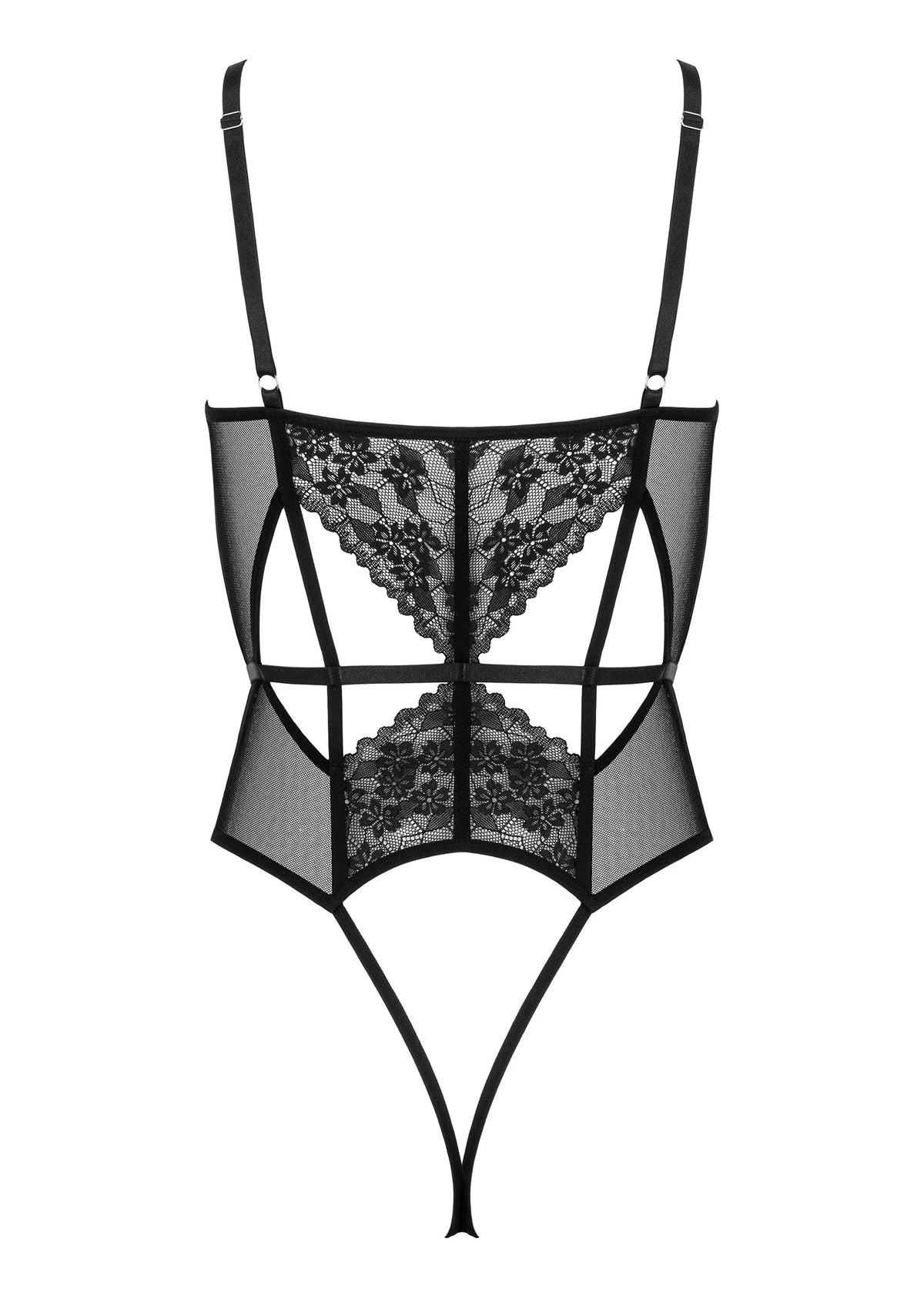 Bestel: Body BD107 Lingerie set by Kotek - bij Happytoys: de erotische sex webshop | liever Happy dan Easy ⭐⭐⭐⭐⭐ - L/XL - 79899 - BLACK - L/XL