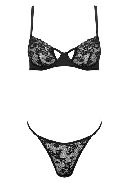 Bestel: 2 Pcs Set TP107 - bij Happytoys: de erotische sex webshop | liever Happy dan Easy ⭐⭐⭐⭐⭐ - Default Title - 79900 - BLACK - S/M
