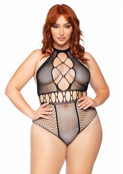 Bestel: Plus Seamless Halter Bodysuit - bij Happytoys: de erotische sex webshop | liever Happy dan Easy ⭐⭐⭐⭐⭐