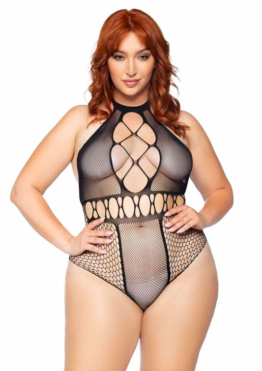 Bestel: Plus Seamless Halter Bodysuit - bij Happytoys: de erotische sex webshop | liever Happy dan Easy ⭐⭐⭐⭐⭐