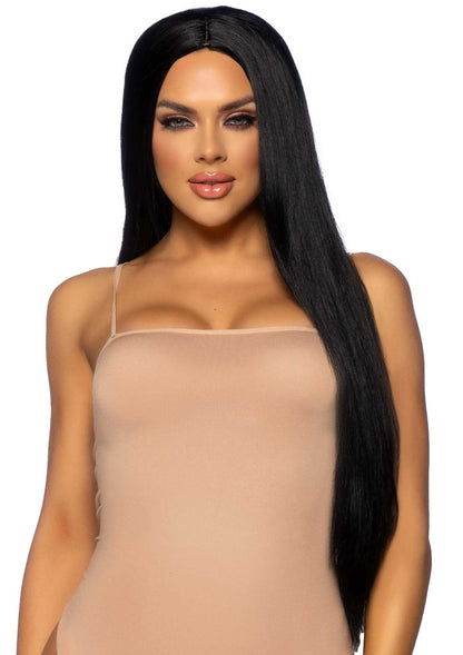 Long Straight Center Part Wig