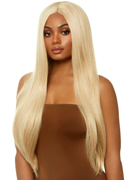 Bestel: Long Straight Center Part Wig (Red) by Leg Avenue - bij Happytoys: de erotische sex webshop | liever Happy dan Easy ⭐⭐⭐⭐⭐