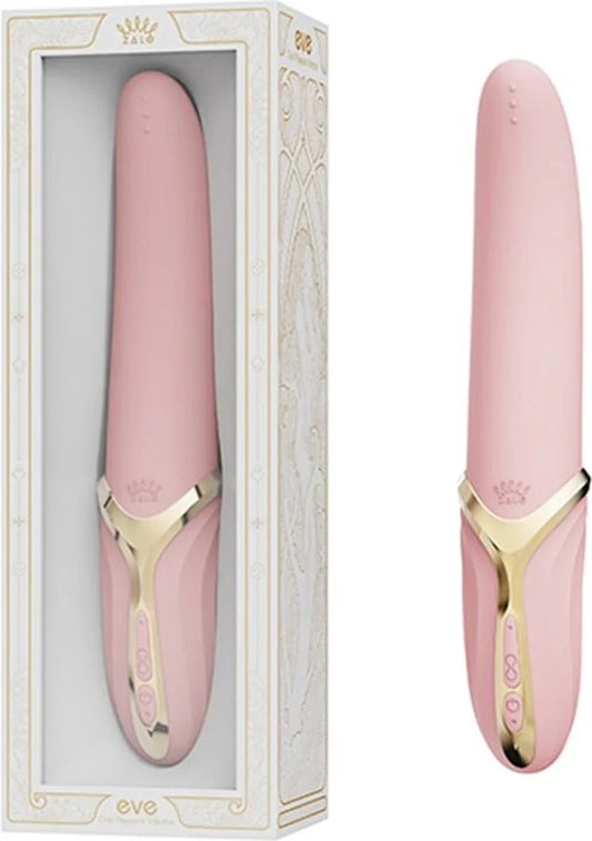 Eve - Heating Licking Vibrator (Light Pink) by Zalo - Happytoys Sexshop: Toys for Feeling Happy & Easy 😊 - Discreet geleverd