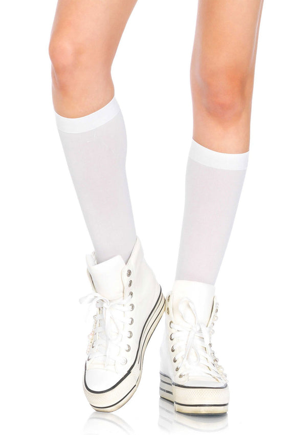 Nylon Knee Highs by Leg Avenue