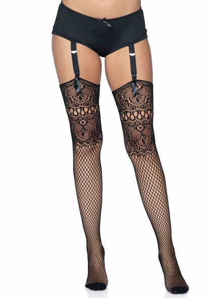 Bestel: Fishnet backseam stockings by Leg Avenue - bij Happytoys: de erotische sex webshop | liever Happy dan Easy ⭐⭐⭐⭐⭐