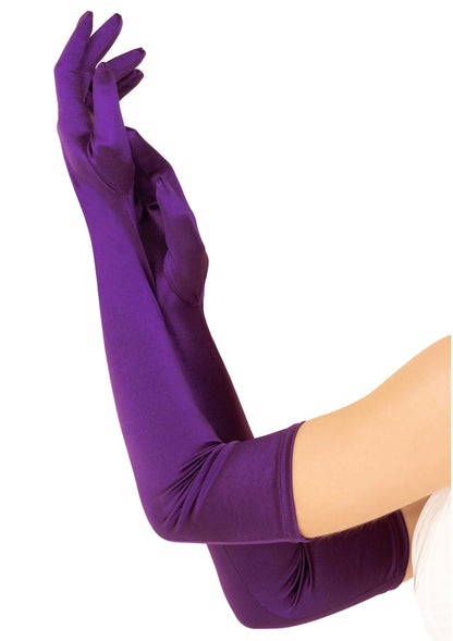 Extra Long Satin Gloves