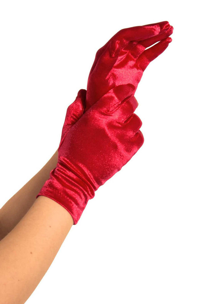Bestel: Wrist Length Satin Gloves by Leg Avenue - bij Happytoys: de erotische sex webshop | liever Happy dan Easy ⭐⭐⭐⭐⭐ - Rood - 88009 - RED - O/S