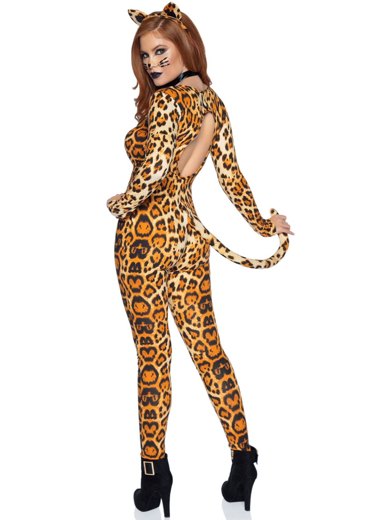 Bestel: Cougar Catsuit - bij Happytoys: de erotische sex webshop | liever Happy dan Easy ⭐⭐⭐⭐⭐ - Default Title - 88204 - LEOPARD - S/M