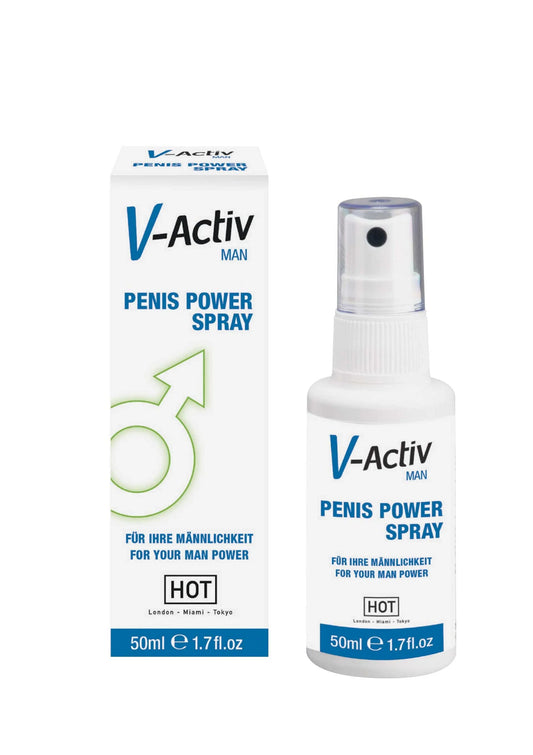 Bestel: V - Activ Penis Power Spray 50 ml - bij Happytoys: de erotische sex webshop | liever Happy dan Easy ⭐⭐⭐⭐⭐ - Default Title - 90262 - NATUREL - 50