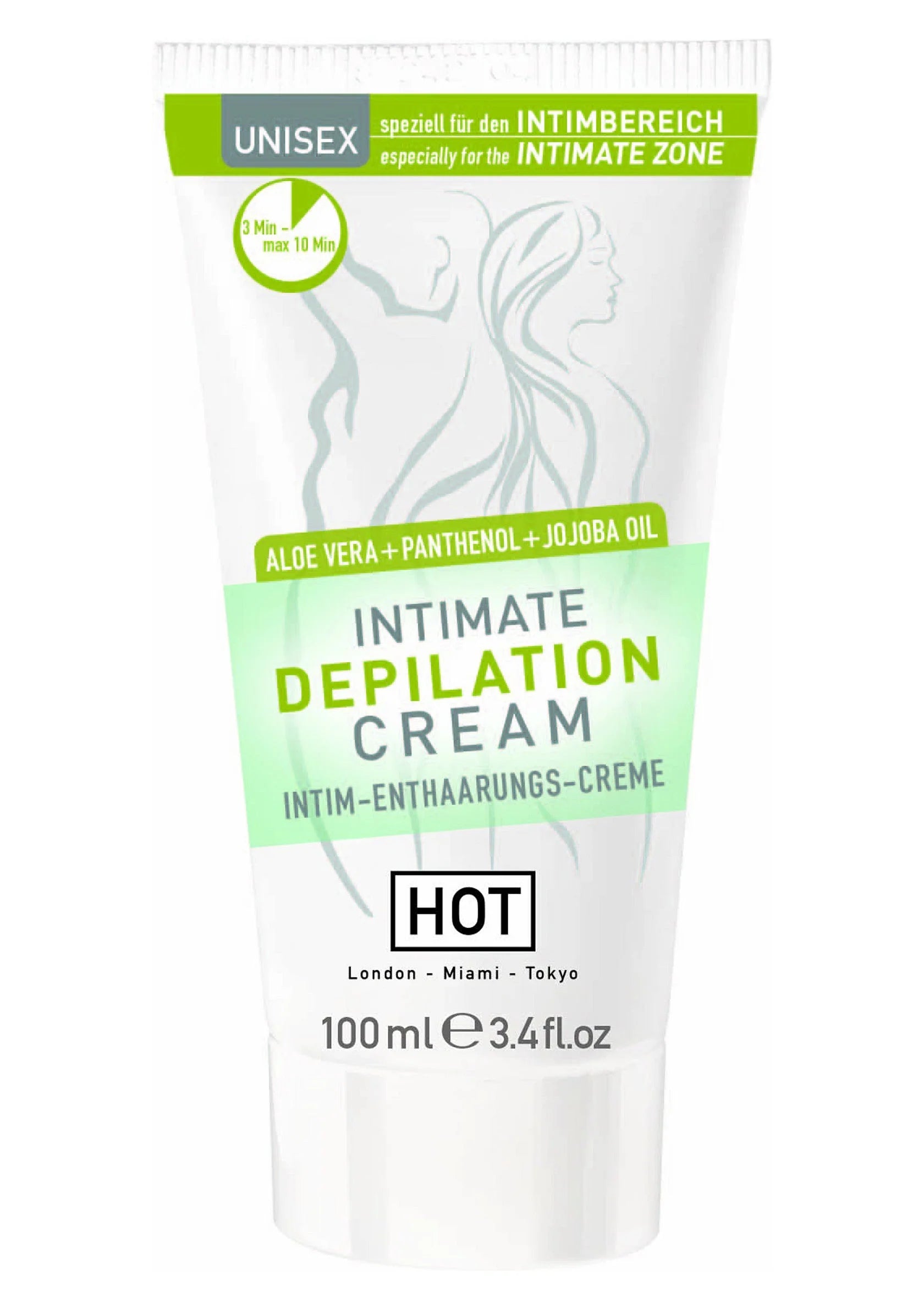 Beste vandaag nog: HOT Depilation Cream / ontharingscreme 100ml - bij Happytoys