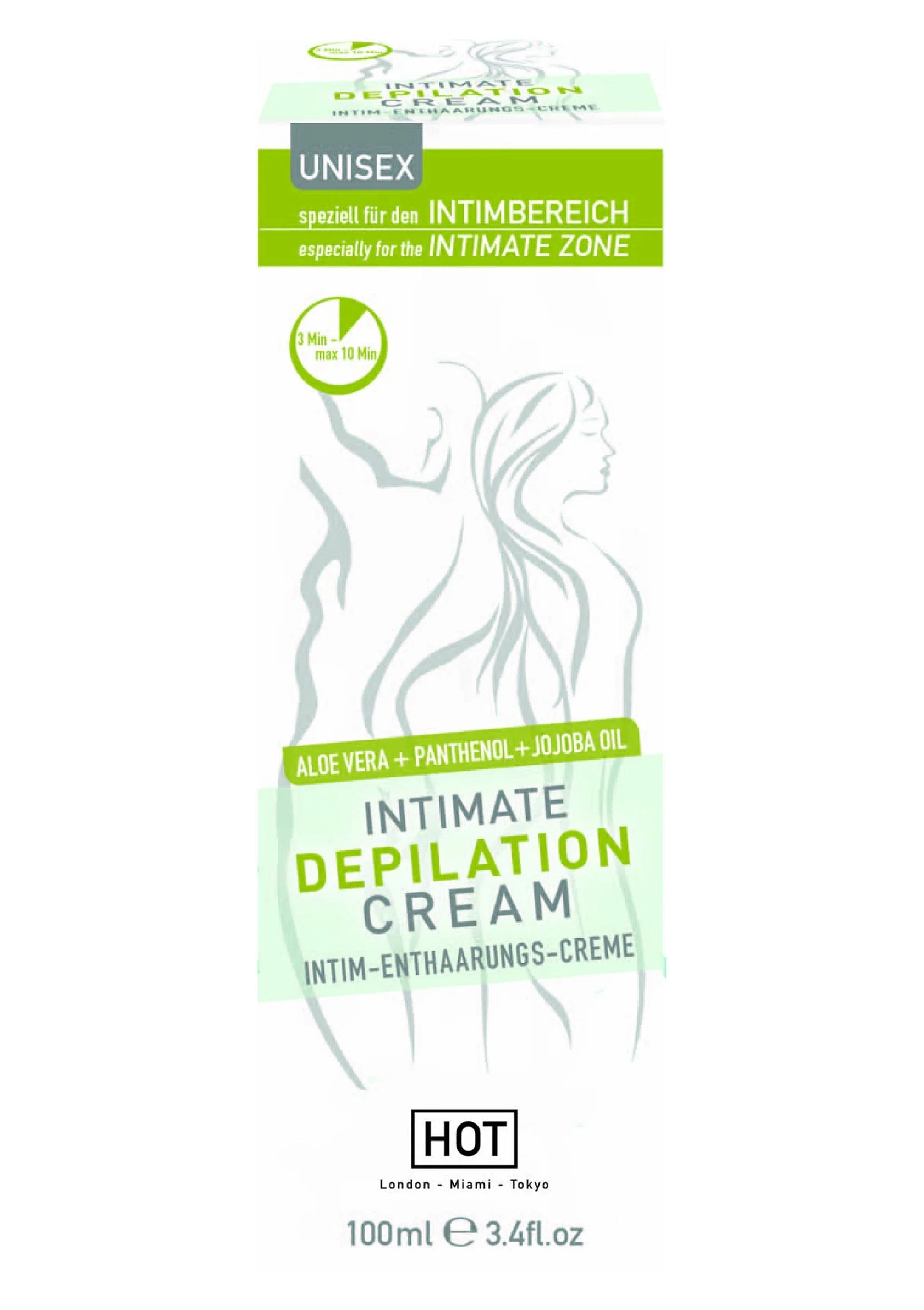 Beste vandaag nog: HOT Depilation Cream / ontharingscreme 100ml - bij Happytoys