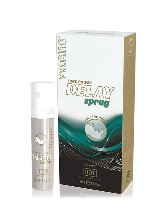 Bestel: Prorino Long Power Delay Spray by HOT - bij Happytoys: de erotische sex webshop | liever Happy dan Easy ⭐⭐⭐⭐⭐