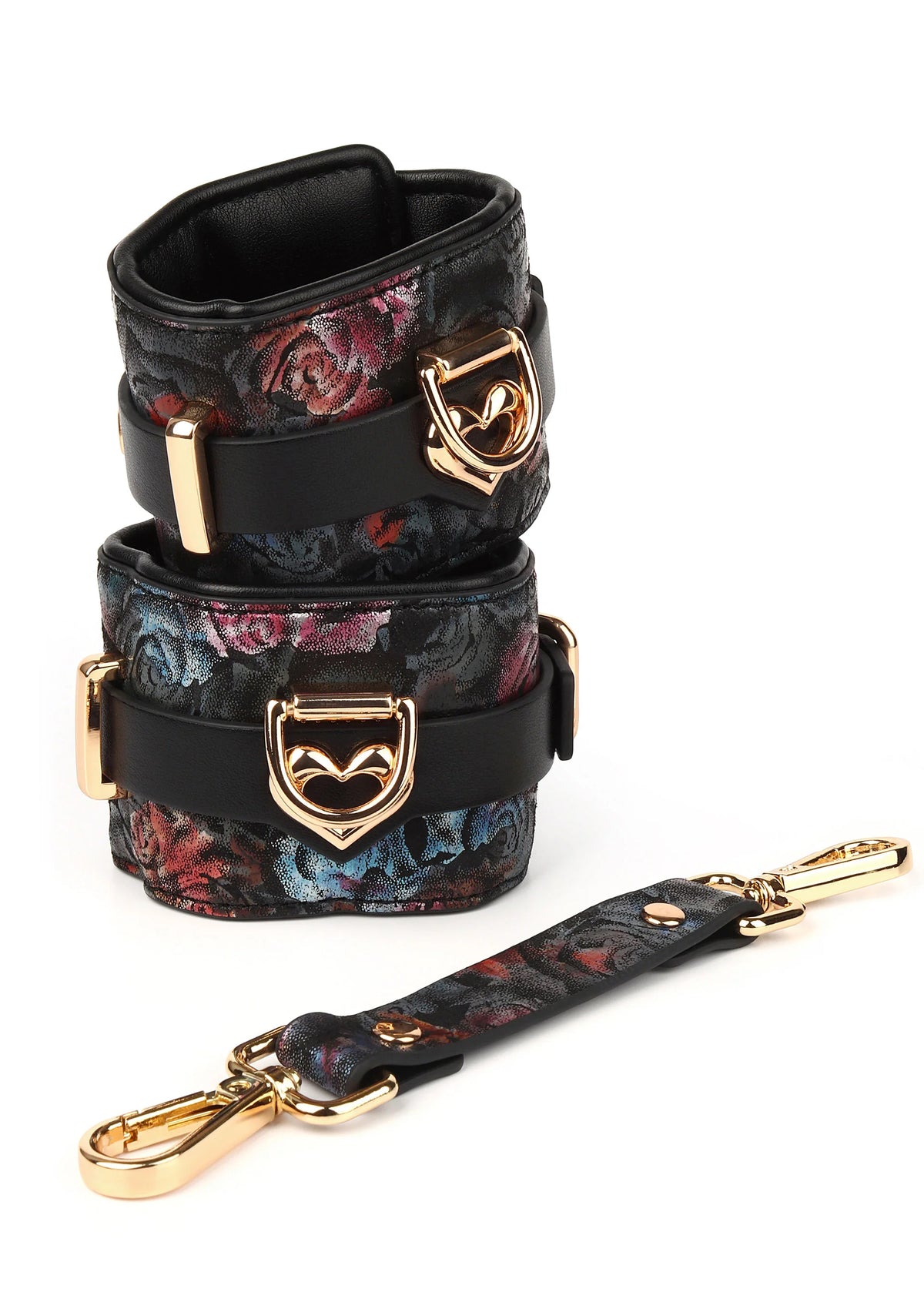 Bestel: Floral Jacquard Wrist Cuffs by Geisha - bij Happytoys: de erotische sex webshop | liever Happy dan Easy ⭐⭐⭐⭐⭐