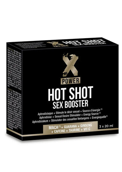 Bestel: Hot Shot Sex Booster 3 shots by Labophyto - bij Happytoys: de erotische sex webshop | liever Happy dan Easy ⭐⭐⭐⭐⭐ - Default Title - 91055 - NATUREL