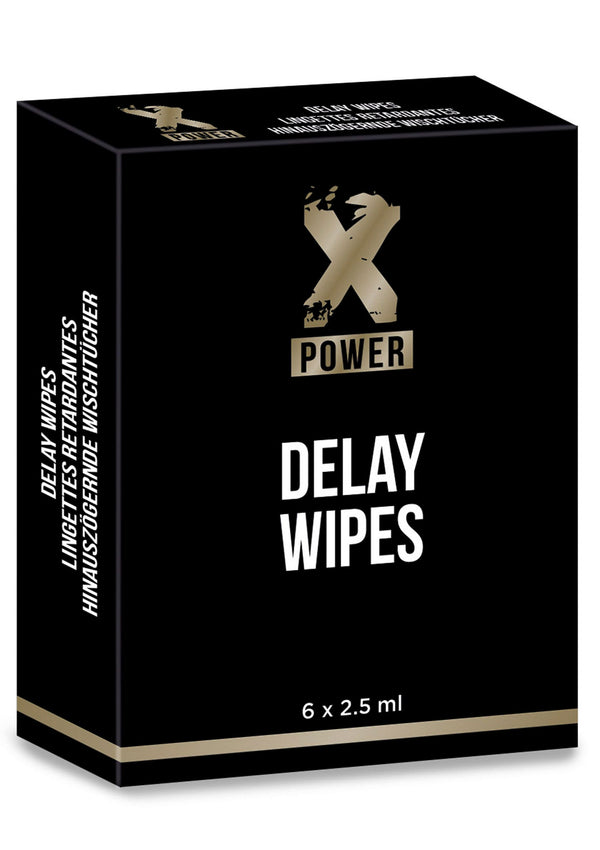 X Power Delay Wipes 6 pcs by Labophyto