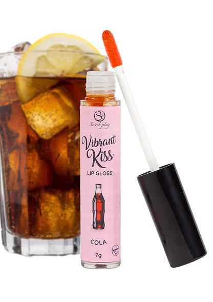 Beste vandaag nog: Lip Gloss Vibrant Kiss by Secret Play - bij Happytoys Sexshop: online sex shop for Feeling Happy & Easy 😊 - Cola - 92321 - COLA - 6