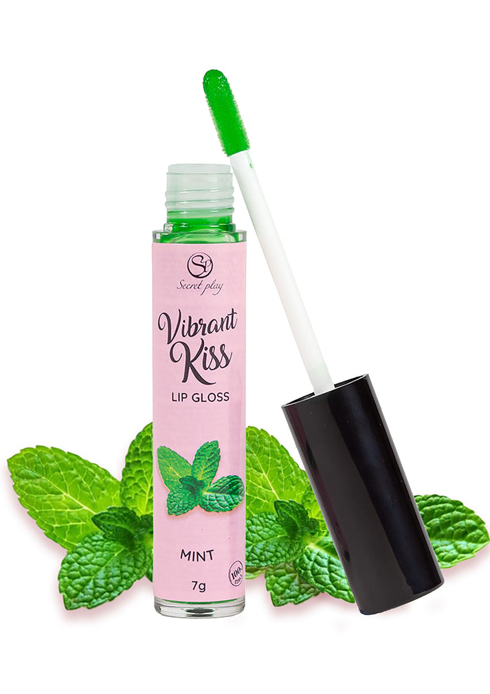 Beste vandaag nog: Lip Gloss Vibrant Kiss by Secret Play - bij Happytoys Sexshop: online sex shop for Feeling Happy & Easy 😊 - Mint - 92321 - MINT - 6