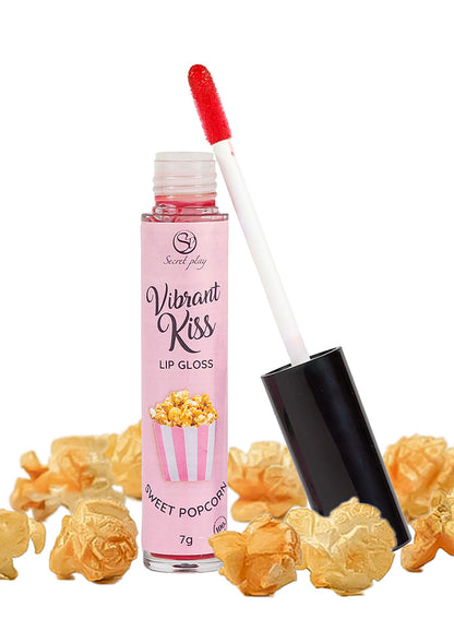 Beste vandaag nog: Lip Gloss Vibrant Kiss by Secret Play - bij Happytoys Sexshop: online sex shop for Feeling Happy & Easy 😊 - Popcorn - 92321 - POPCORN - 6