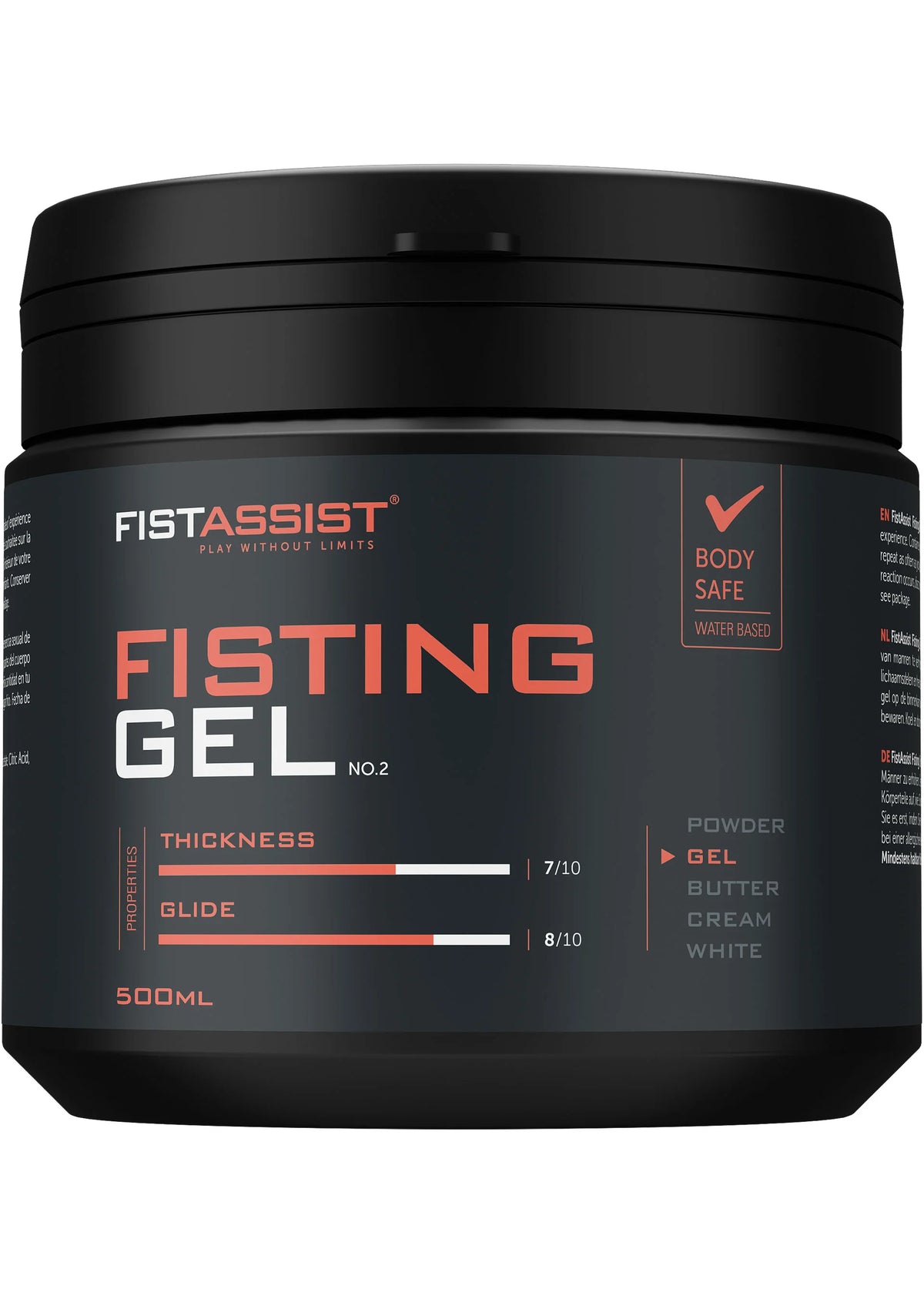 Bestel: Fisting Gel 500 ml by Cobeco Fist Assist - bij Happytoys: de erotische sex webshop | liever Happy dan Easy ⭐⭐⭐⭐⭐ - Default Title - 92530 - NATUREL - 500