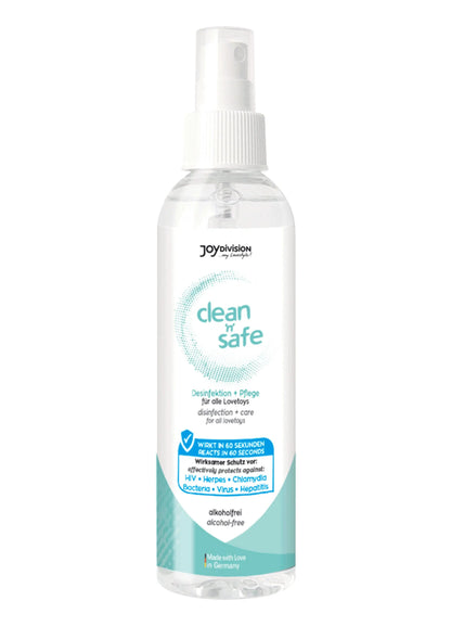 Bestel: Clean N Safe 100 ml by Joy Division - bij Happytoys: de erotische sex webshop | liever Happy dan Easy ⭐⭐⭐⭐⭐ - Default Title - 93537 - NATUREL - 100