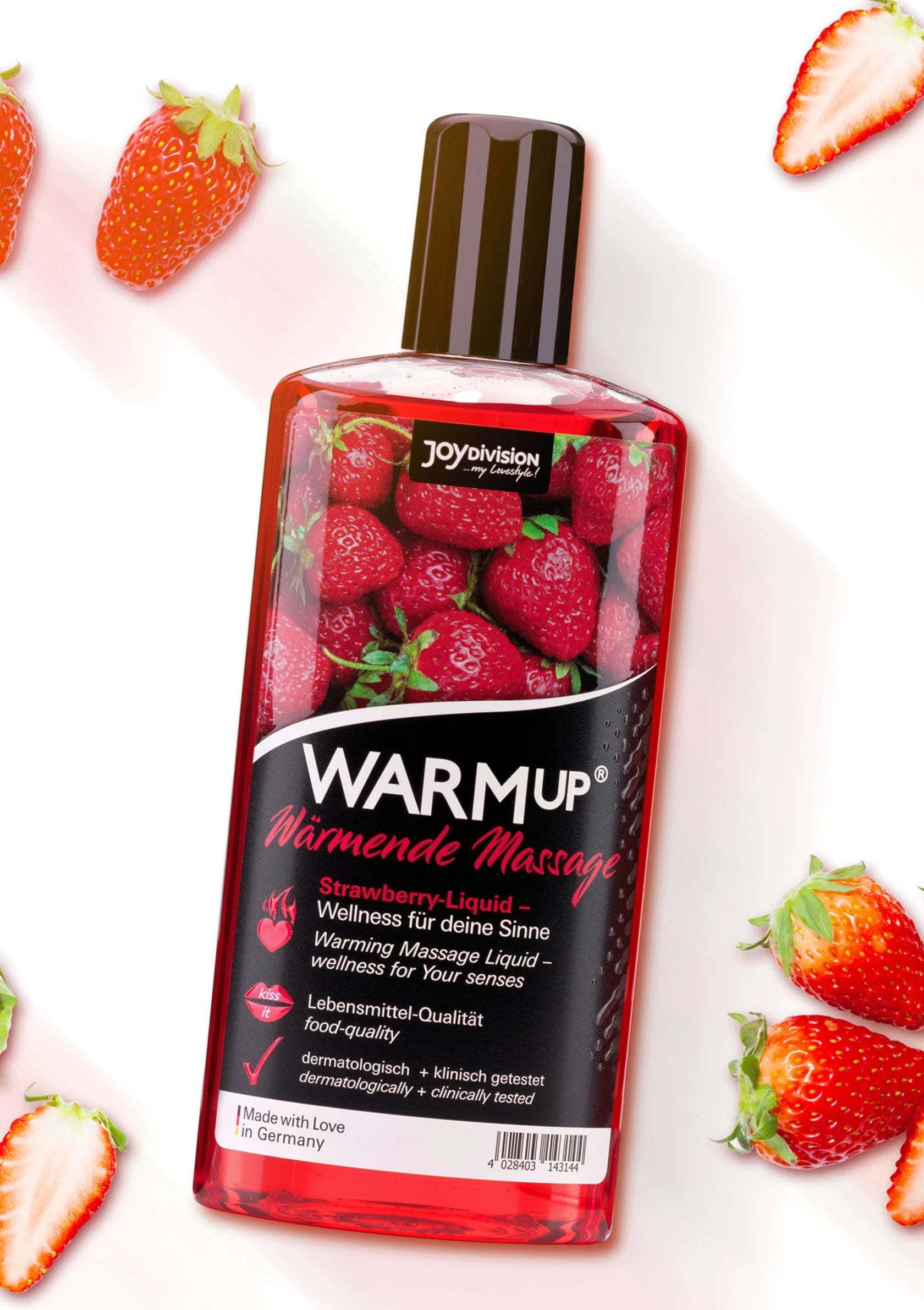 Beste vandaag nog: Warmup Massage Oil 150 ml by Joy Division - bij Happytoys Sexshop: online sex shop for Feeling Happy & Easy 😊